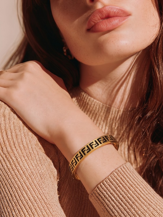The Unbranded Brand Jewelry - Fendi gold toned  Bracelet- fashion jewelry